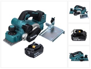 Рубанок аккумуляторный Makita DKP 181 F1, 18 В, с аккумулятором, без зарядного устройства цена и информация | Рубанки | pigu.lt