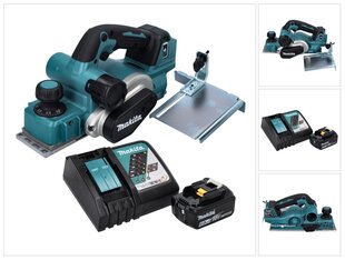 Аккумуляторный рубанок Makita DKP 181 RG1, 18 В, с аккумулятором, с зарядным устройством цена и информация | Рубанки | pigu.lt