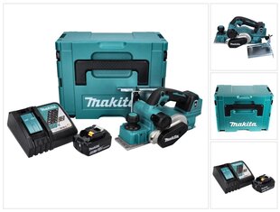 Аккумуляторный рубанок Makita DKP 181 RG1J, 18 В, с аккумулятором и зарядным устройством цена и информация | Рубанки | pigu.lt