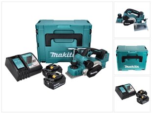 Аккумуляторный рубанок Makita DKP 181 RGJ, 18 В, с аккумулятором и зарядным устройством цена и информация | Рубанки | pigu.lt