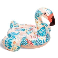 Pripučiamas plaustas Intex Flamingo, 142x137x97 cm, įvairių spalvų kaina ir informacija | Pripučiamos ir paplūdimio prekės | pigu.lt