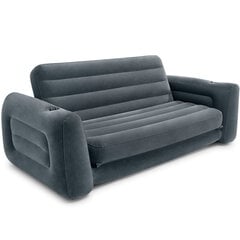Pripučiamas čiužinys - sofa Intex 2in1 su oro siurbliu, 203x224x66 cm kaina ir informacija | Pripučiami čiužiniai ir baldai | pigu.lt