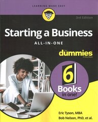 Starting a Business All-in-One For Dummies 3rd edition kaina ir informacija | Ekonomikos knygos | pigu.lt