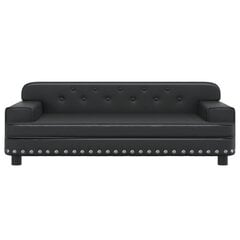 Vaikiška sofa vidaXL, juoda цена и информация | Детские диваны, кресла | pigu.lt