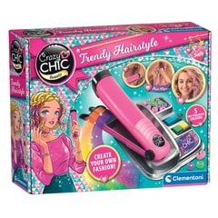 Vaikiškas plaukų dažymo rinkinys Clementoni Trendy Hairstyle Crazy Chic kaina ir informacija | Žaislai mergaitėms | pigu.lt