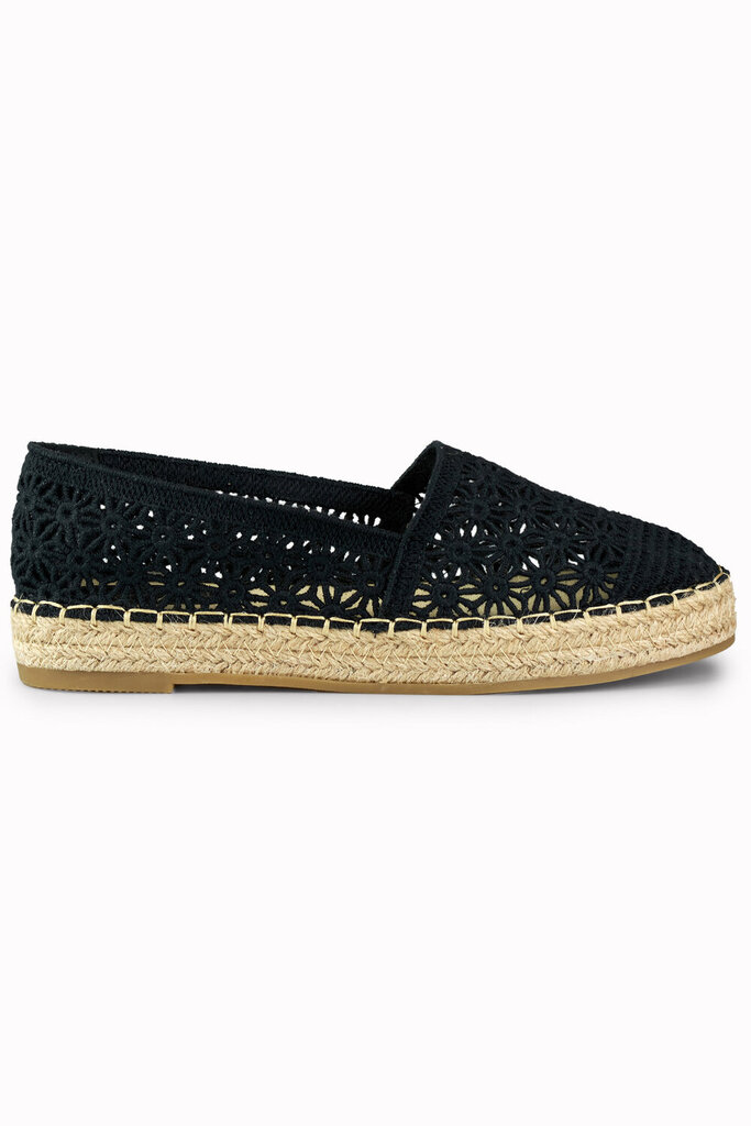 Espadrilės moterims Primohurt 105321, juodos kaina ir informacija | Bateliai moterims  | pigu.lt