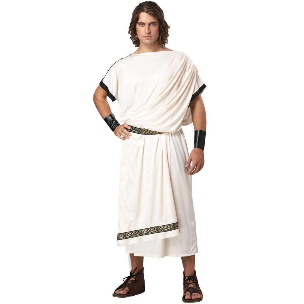 Kostiumas suaugusiems Graikų Dievas, baltas цена и информация | Karnavaliniai kostiumai | pigu.lt