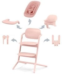 Cybex maitinimo kėdutė su priedais Lemo 4in1 Pearl Pink kaina ir informacija | Maitinimo kėdutės | pigu.lt