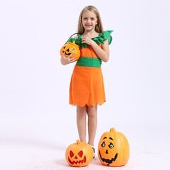 Moliūgo suknelė mergaitėms, oranžinė kaina ir informacija | Karnavaliniai kostiumai | pigu.lt