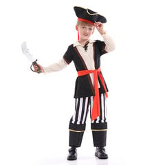 Kostiumas vaikams Piratas, 4 dalių kaina ir informacija | Karnavaliniai kostiumai | pigu.lt