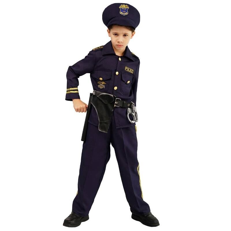Kostiumas vaikams Policininkas, 6 dalių цена и информация | Karnavaliniai kostiumai | pigu.lt