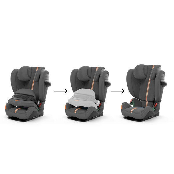 Cybex automobilinė kedutė Pallas G I-Size Plus, 9-50 kg, Lava Grey kaina ir informacija | Autokėdutės | pigu.lt