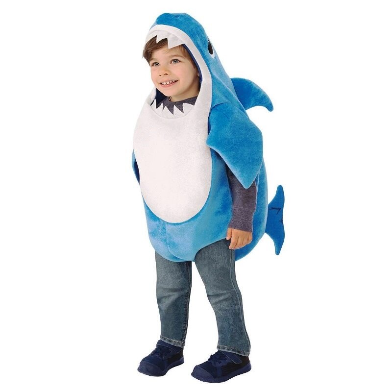 Vaikiškas ryklio kostiumas, mėlynas цена и информация | Karnavaliniai kostiumai | pigu.lt