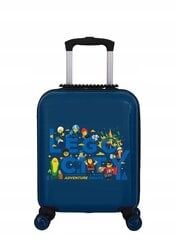 Mažas lagaminas Lego, S, mėlynas kaina ir informacija | Lagaminai, kelioniniai krepšiai | pigu.lt