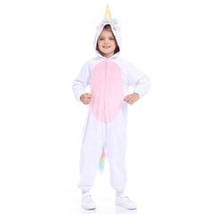 Vaikiškas vienaragio kostiumas, baltas цена и информация | Карнавальные костюмы | pigu.lt
