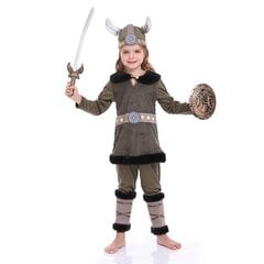 Vaikiškas vikingo kostiumas, 4 dalių kaina ir informacija | Karnavaliniai kostiumai | pigu.lt