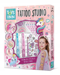 Vaikiškas tatuiruočių rinkinys Tattoo studio ToysInn, 92 el. kaina ir informacija | Žaislai mergaitėms | pigu.lt
