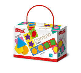 Игра Домино – геометрические фигуры цена и информация | Развивающие игрушки | pigu.lt