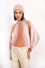 Molly Bracken moteriškas megztinis, rožiniai dryželiai kaina ir informacija | Megztiniai moterims | pigu.lt