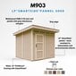 Įrankių namelis Timbela LP SmartSide M903 su dažų rinkiniu Redwood Red kaina ir informacija | Sodo nameliai, malkinės, pastogės | pigu.lt