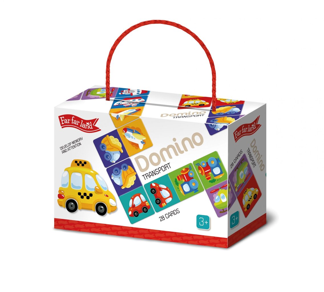 Domino žaidimas Transportas цена и информация | Lavinamieji žaislai | pigu.lt
