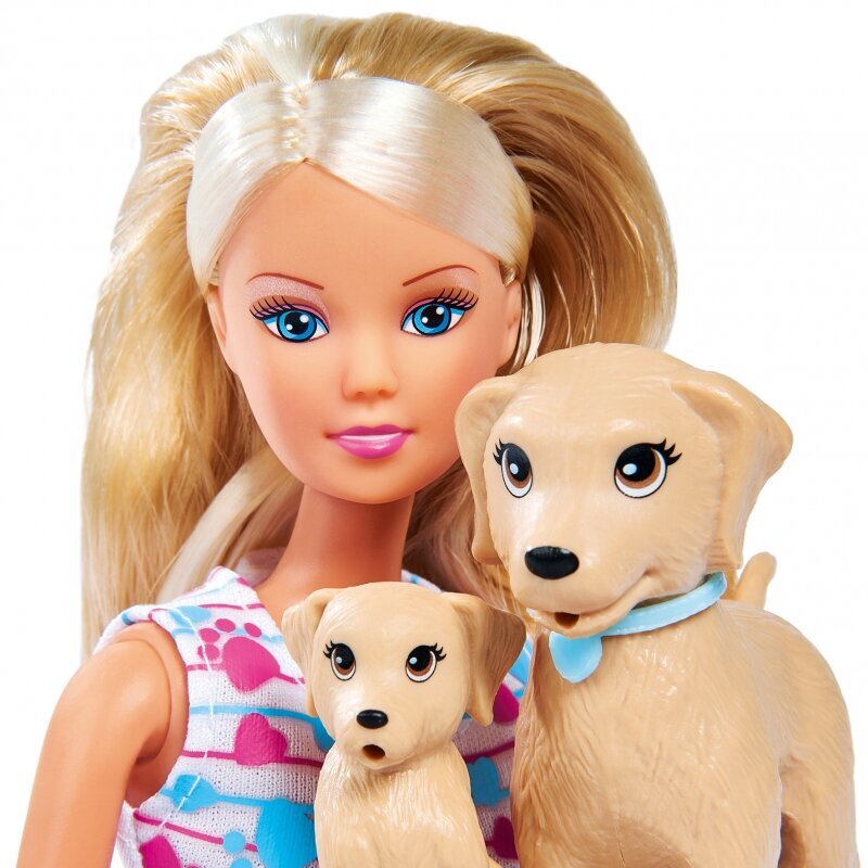 Lėlė Steffi su šunimis Simba kaina ir informacija | Žaislai mergaitėms | pigu.lt