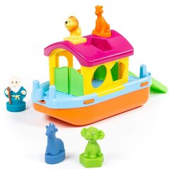 Nojaus arkos formos rūšiuoklis + Figūrėlės 6vnt. POLESIE kaina ir informacija | Žaislai kūdikiams | pigu.lt