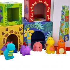 Edukacinės kaladėlės su 6 žaislinėmis figūromis Tooky Toy kaina ir informacija | Žaislai kūdikiams | pigu.lt