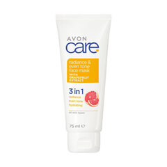 Veido kaukė su greipfrutų ekstraktu Avon care Radiance and tone, 75 ml kaina ir informacija | Veido kaukės, paakių kaukės | pigu.lt