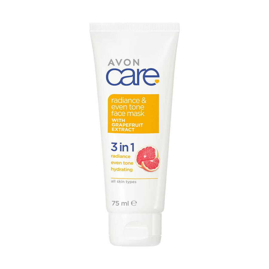 Veido kaukė su greipfrutų ekstraktu Avon care Radiance and tone, 75 ml цена и информация | Veido kaukės, paakių kaukės | pigu.lt