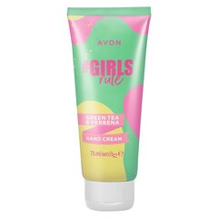 Rankų kremas su verbenų ir žaliosios arbatos ekstraktu Avon #Girls Rule, 75 ml kaina ir informacija | Kūno kremai, losjonai | pigu.lt