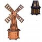 Dekoratyvinis medinis vėjo malūnas sodui su LED, 135 cm цена и информация | Sodo dekoracijos | pigu.lt