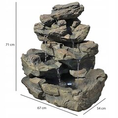 Fontanas sodui su LED apšvietimu 230 V цена и информация | Декорации для сада | pigu.lt