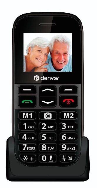 Denver BAS-18500MNB Black цена и информация | Mobilieji telefonai | pigu.lt