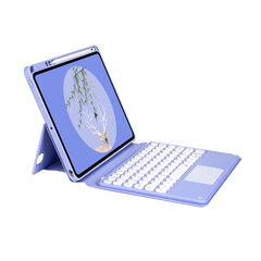 Перевернутая крышка и клавиатура Bluetooth Ykcloud SY12C для iPad 10.2(2021/2020/2019)/iPad Air 10.5/iPad Pro10.5 цена и информация | Чехлы для планшетов и электронных книг | pigu.lt