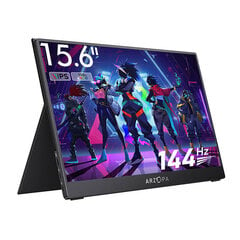 Portable Monitor Arzopa G1 GAME 15,6" 144Hz kaina ir informacija | Monitoriai | pigu.lt