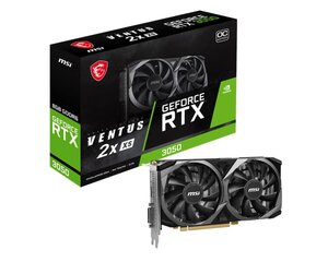 MSI GeForce RTX 3050 Ventus 2X XS OC kaina ir informacija | Vaizdo plokštės (GPU) | pigu.lt