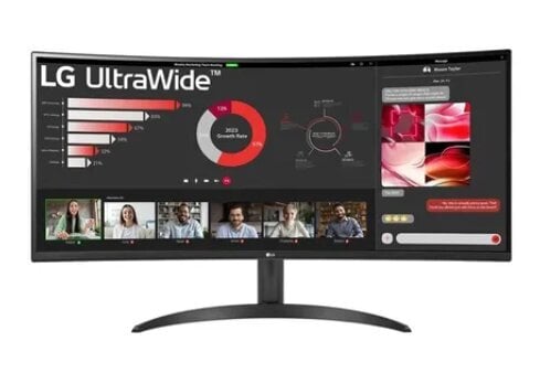 LG 34WR50QC-B.AEU kaina ir informacija | Monitoriai | pigu.lt