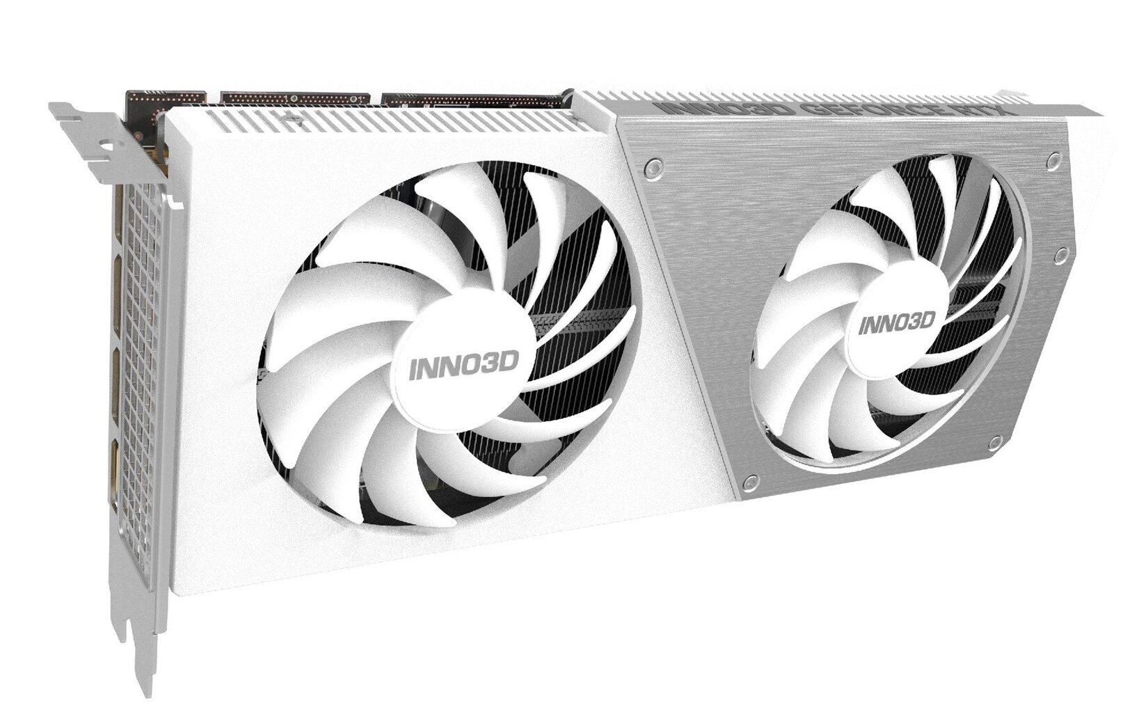 Inno3D GeForce RTX 4060 Ti Twin X2 OC White (N406T2-16D6X-178055W) kaina ir informacija | Vaizdo plokštės (GPU) | pigu.lt