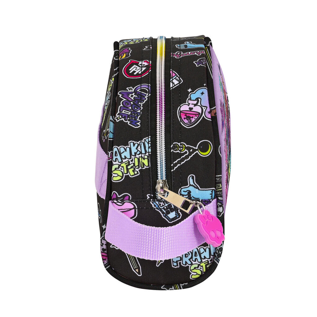 Vaikiškas kelioninis dėklas Monster High Creep, Juodas/violetinis kaina ir informacija | Lagaminai, kelioniniai krepšiai | pigu.lt