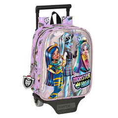 Mokyklinė kuprinė su ratukais Monster High Best boos цена и информация | Школьные рюкзаки, спортивные сумки | pigu.lt