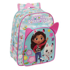 Mokyklinė kuprinė Gabby's Dollhouse, mėlyna kaina ir informacija | Kuprinės mokyklai, sportiniai maišeliai | pigu.lt