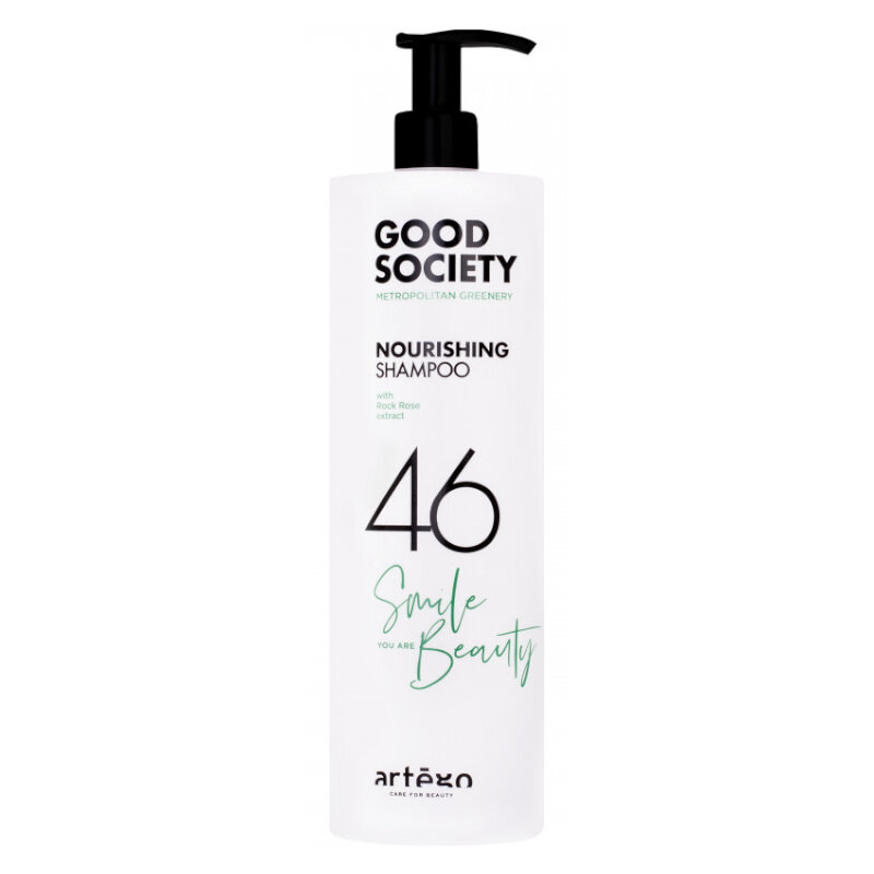 Artego Good Society Nourishing 46 Regeneruojantis plaukų šampūnas su hialurono rūgštimi, 1000ml. цена и информация | Šampūnai | pigu.lt