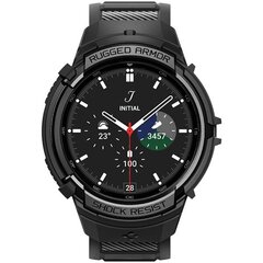 Spigen Rugged Armor Pro Samsung Watch 6 Classic 47mm czarny|black ACS06488 цена и информация | Аксессуары для смарт-часов и браслетов | pigu.lt