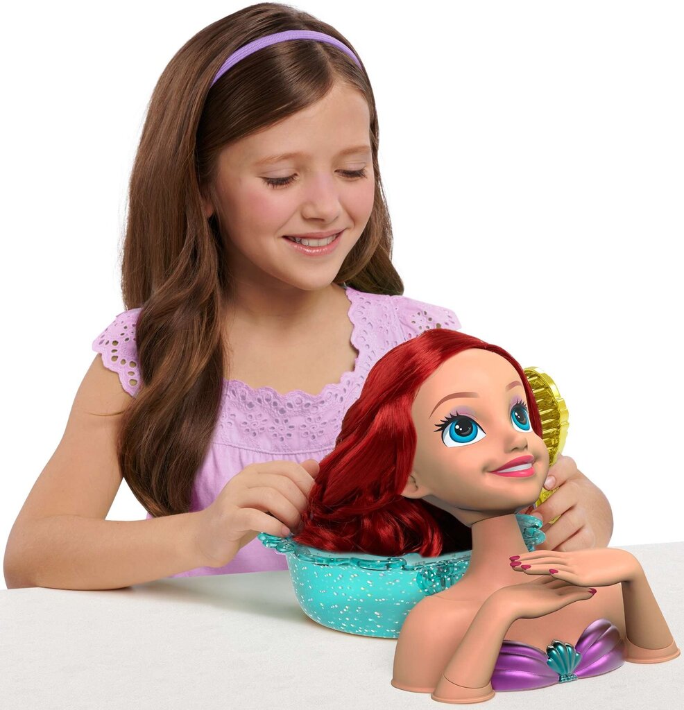 Plaukų modeliavimo lėlė su priedais Deluxe Disney Ariel цена и информация | Žaislai mergaitėms | pigu.lt