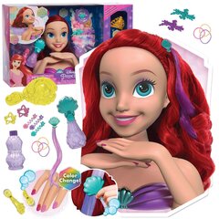 Plaukų modeliavimo lėlė su priedais Deluxe Disney Ariel kaina ir informacija | Žaislai mergaitėms | pigu.lt