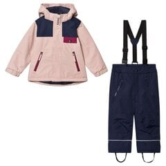 Лыжный комплект Aspen старый розовый/темно-красный/темно-синий цена и информация | Зимняя одежда для детей | pigu.lt