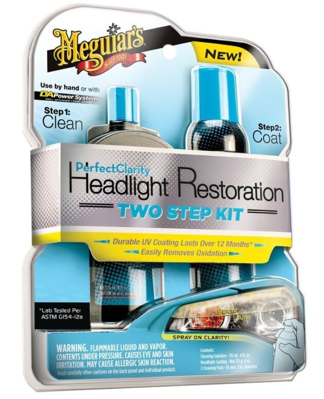 Plastikinių žibintų poliravimo rinkinys Meguiars Headlight Restoration G2000 kaina ir informacija | Autochemija | pigu.lt