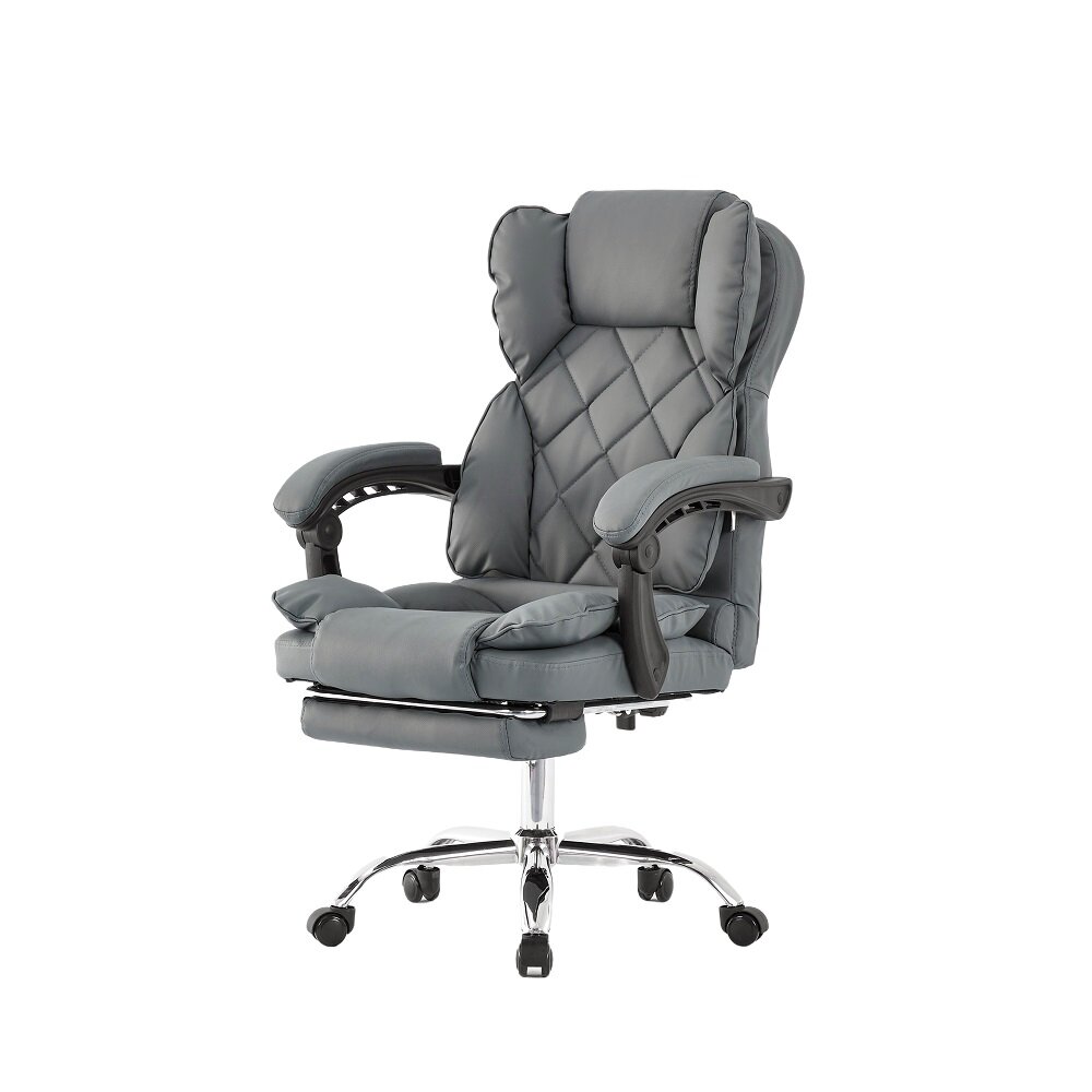 Biuro kėdė Restock Lao, pilka kaina ir informacija | Biuro kėdės | pigu.lt