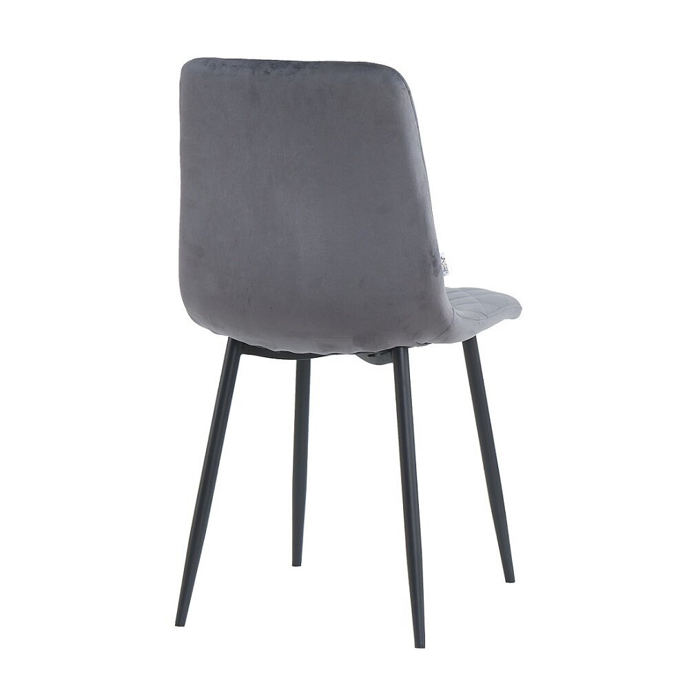 2-jų kėdžių rinkinys Restock Orta, pilkas цена и информация | Virtuvės ir valgomojo kėdės | pigu.lt